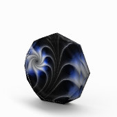 Perle und Blau Fotoblock (Rechts)