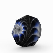 Perle und Blau Fotoblock (Links)