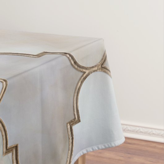 Perle und Gold Tischdecke (Beispiel)