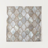 Perle und Gold Wandteppich (Vorderseite (Horizontal))