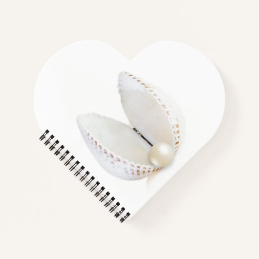 Perle und Muschel Notizblock (Vorderseite)