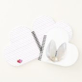 Perle und Muschel Notizblock (Innenseite)