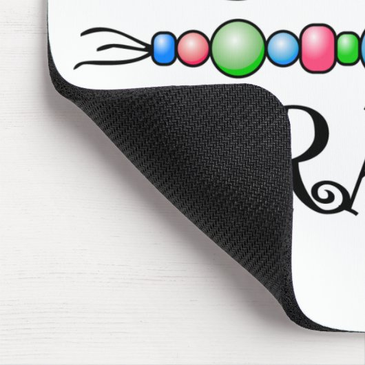 Perle verrückt mousepad (Ecke)