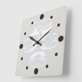 Perle von fünf Minuten Quadratische Wanduhr (Winkel)