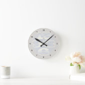 Perle von fünf Minuten Runde Wanduhr (Zuhause)