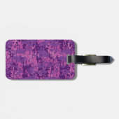 Perle wie Krebs Zodiac Sign auf der digitalen Camo Gepäckanhänger (Rückseite horizontal)