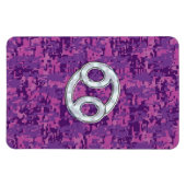 Perle wie Krebs Zodiac Sign auf der digitalen Camo Magnet (Horizontal)