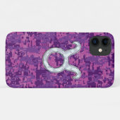 Perle wie Taurus Signieren Pink Digital Camouflage Case-Mate iPhone Hülle (Rückseite (Horizontal))