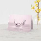 Perle zum Hochzeitstag im Muschel Karte (Gelbe Blume)