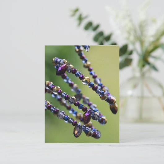 Perlen-809 Postkarte (Stehend Vorderseite)