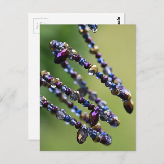 Perlen-809 Postkarte (Vorne/Hinten)