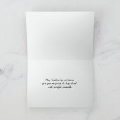 Perlen auf Tulip-Beileid Karte (Innenseite)