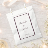 Perlen auf weißer und kaskadenförmiger Hochzeit Geschenktütchen (Ausgeschnitten)