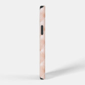 Perlen-Beige-Lederstruktur iPhone Hülle (Rechte Seite)