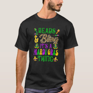 Perlen & Bling seine A Mardi Gras Things Par T-Shirt