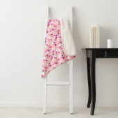 Perlen, Blumen und Rosa Sherpadecke (Beispiel)