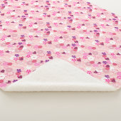 Perlen, Blumen und Rosa Sherpadecke (3/4)