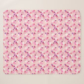 Perlen, Blumen und Rosa Sherpadecke (Vorderseite (Horizontal))