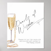 Perlen der Weisheit Beratung und Wünsche für Paare Poster (Vorne)