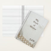 Perlen der Weisheit Elegant Stilvoll anpassbar Notizblock (Innen)