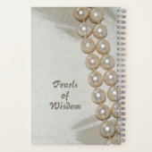 Perlen der Weisheit Elegant Stilvoll anpassbar Notizblock (Rückseite)