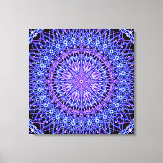Perlen des Lichts Mandala Leinwanddruck
