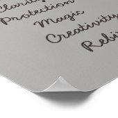 Perlen des Phoenix Voyager-Posters Poster (Ecke)