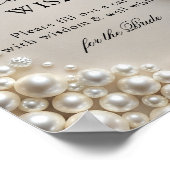 Perlen des Weisheit-Brautparty Poster (Ecke)