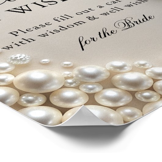 Perlen des Weisheit-Brautparty Poster (Ecke)