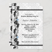 Perlen, Diamanten und Damaskus - Party Einladung (Vorne/Hinten)