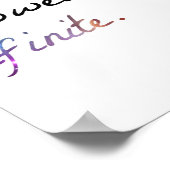 Perlen, die ein wahres Zitat-Poster sind Poster (Ecke)