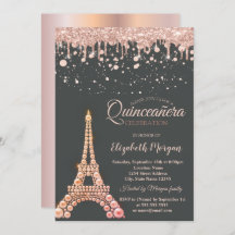 Perlen Eiffelturm, Tropfen Dots Quinceañera