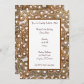 Perlen Einladung (Vorne/Hinten)