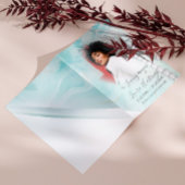 Perlen-Feier-des-Lebens-Gefaltetes-Bestattungsprog Flyer