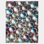 Perlen Fleecedecke (Vorderseite)