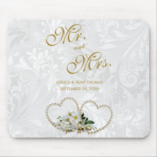 Perlen-Herz-u. Mousepad