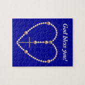 Perlen, herzförmig Rosary Puzzle (Horizontal)