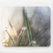 Perlen im Gras Mousepad (Vorne)