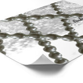 Perlen immer in Style Poster (Ecke)