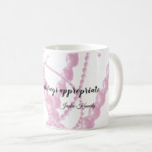 Perlen immer passend Kaffee Tasse (VorderseiteRechts)