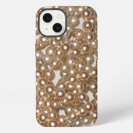 Perlen iPhone Hülle (Rückseite)