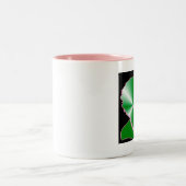 Perlen-Kaffee-Tasse Zweifarbige Tasse (Mittel)