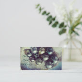 Perlen-Luxe Visitenkarte (Stehend Vorderseite)