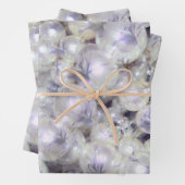 Perlen mit Blume-Design Geschenkpapier Set (Beispiel)