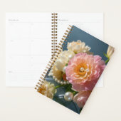 Perlen mit rosa Blume Planer (Anzeige)