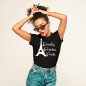 Perlen, Peonies, Paris T-Shirt