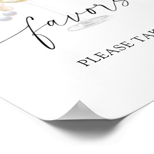 Perlen Perlen - Bridal Gefälligkeiten nehmen Sie b Poster (Ecke)