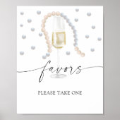 Perlen Perlen - Bridal Gefälligkeiten nehmen Sie b Poster (Vorne)