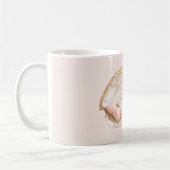 Perlen-Pfirsich-Kissen-Schale Kaffeetasse (Links)