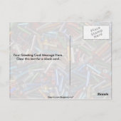 Perlen Postkarte (Rückseite)